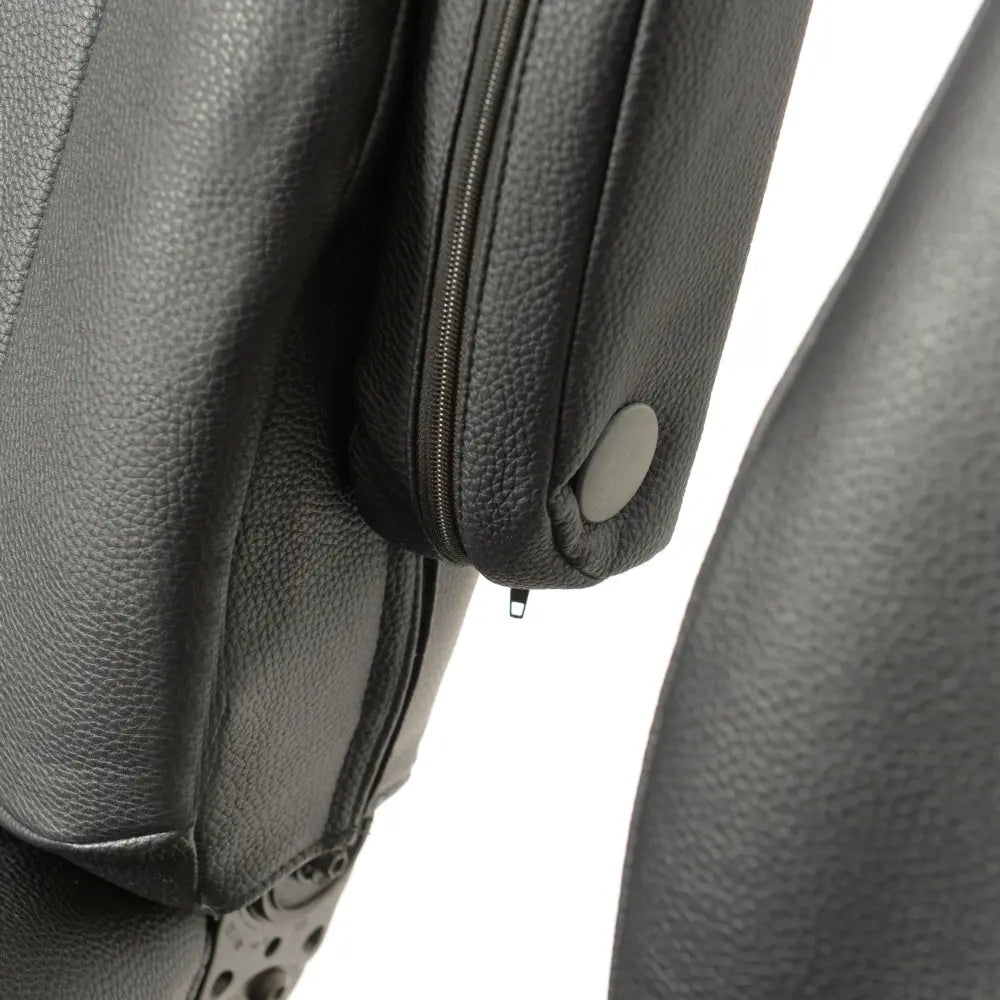 Ford Transit Van Tailored Leatherette Seat Covers - Black - UK Custom Covers