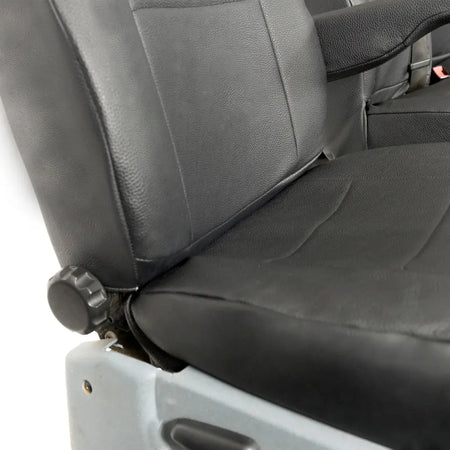 Ford Transit Van Tailored Leatherette Seat Covers - Black - UK Custom Covers