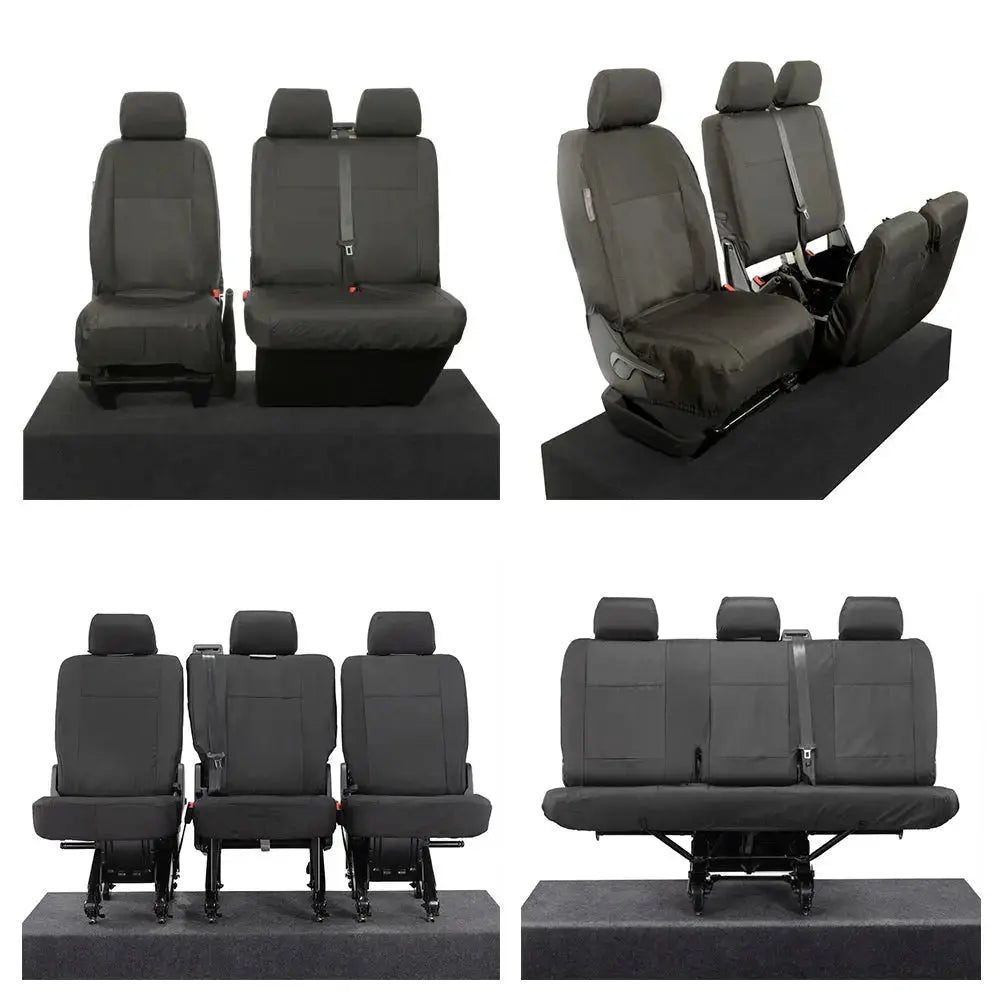 VW T6 / T6.1 Shuttle Tailored PU Seat Covers (2015 Onwards) - UK Custom Covers