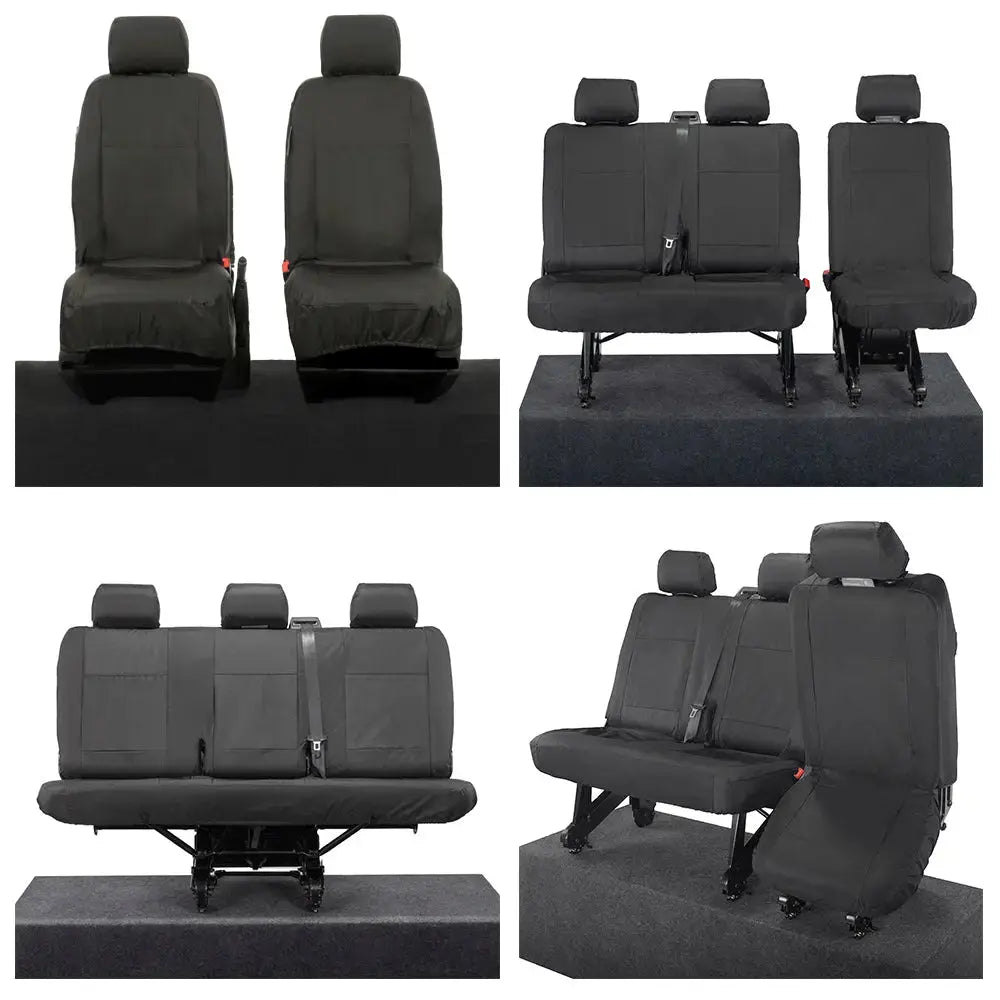 VW T6 / T6.1 Shuttle Tailored PU Seat Covers (2015 Onwards) - UK Custom Covers