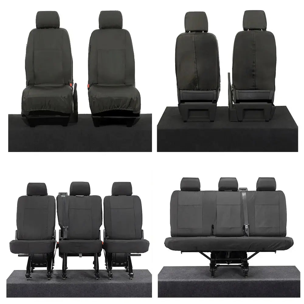 VW T6 / T6.1 Shuttle Tailored PU Seat Covers (2015 Onwards) - UK Custom Covers