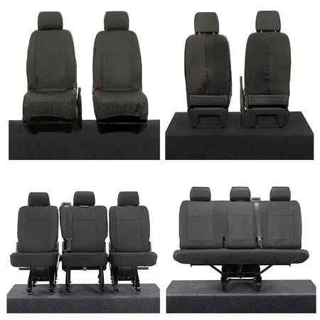 VW T6 / T6.1 Shuttle Tailored PU Seat Covers (2015 Onwards) - UK Custom Covers