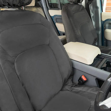 Fits Land Rover Defender 90 / 110 / 130 Tailored PU Seat Covers - UK Custom Covers