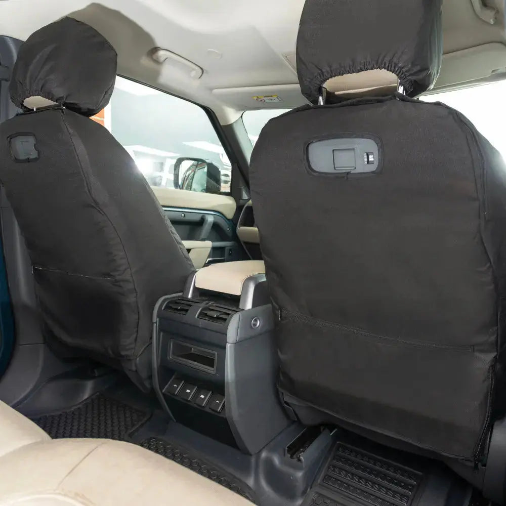 Fits Land Rover Defender 90 / 110 / 130 Tailored PU Seat Covers - UK Custom Covers