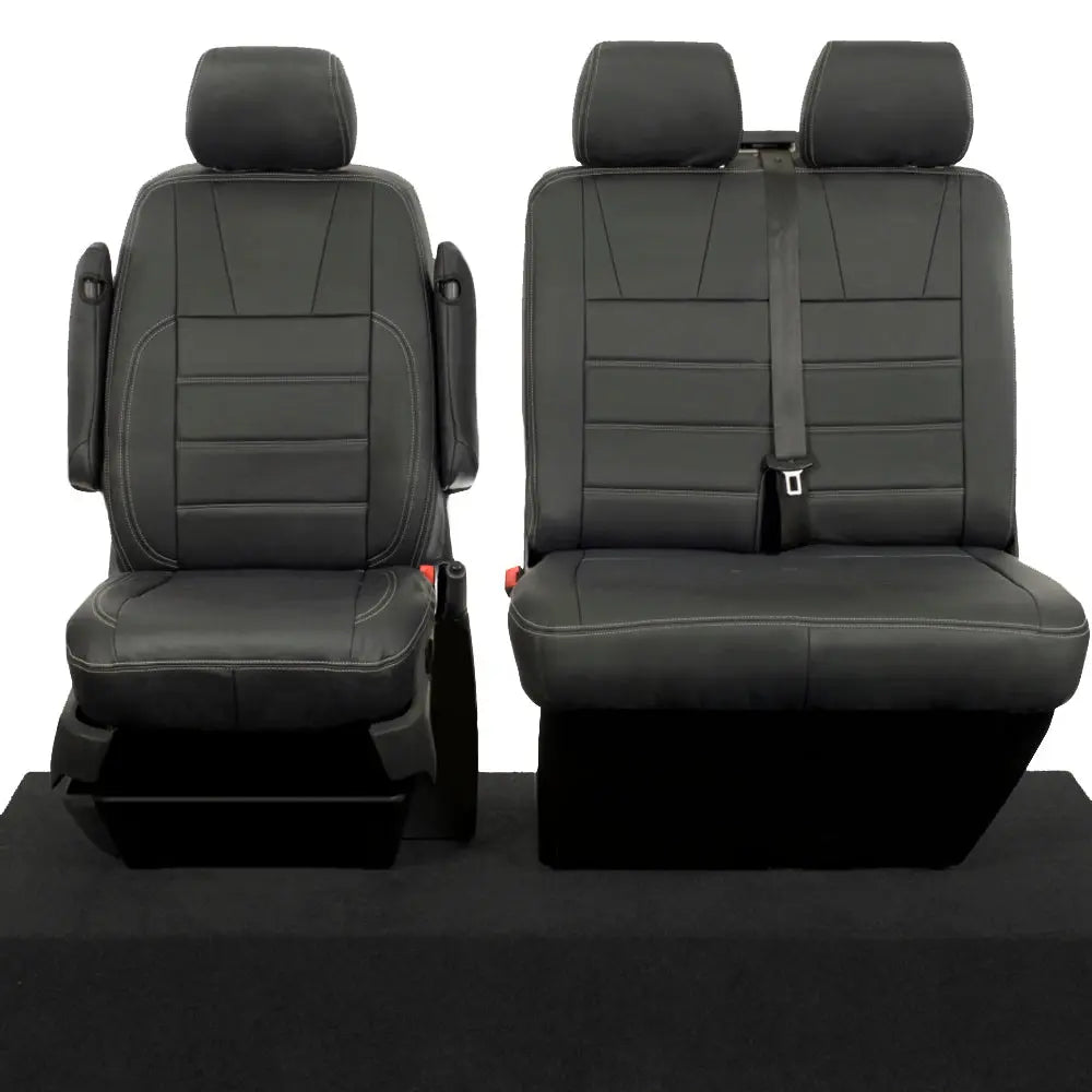 VW T5 / T5.1 Transporter Tailored Leatherette Seat Covers (2003-2015) - UK Custom Covers