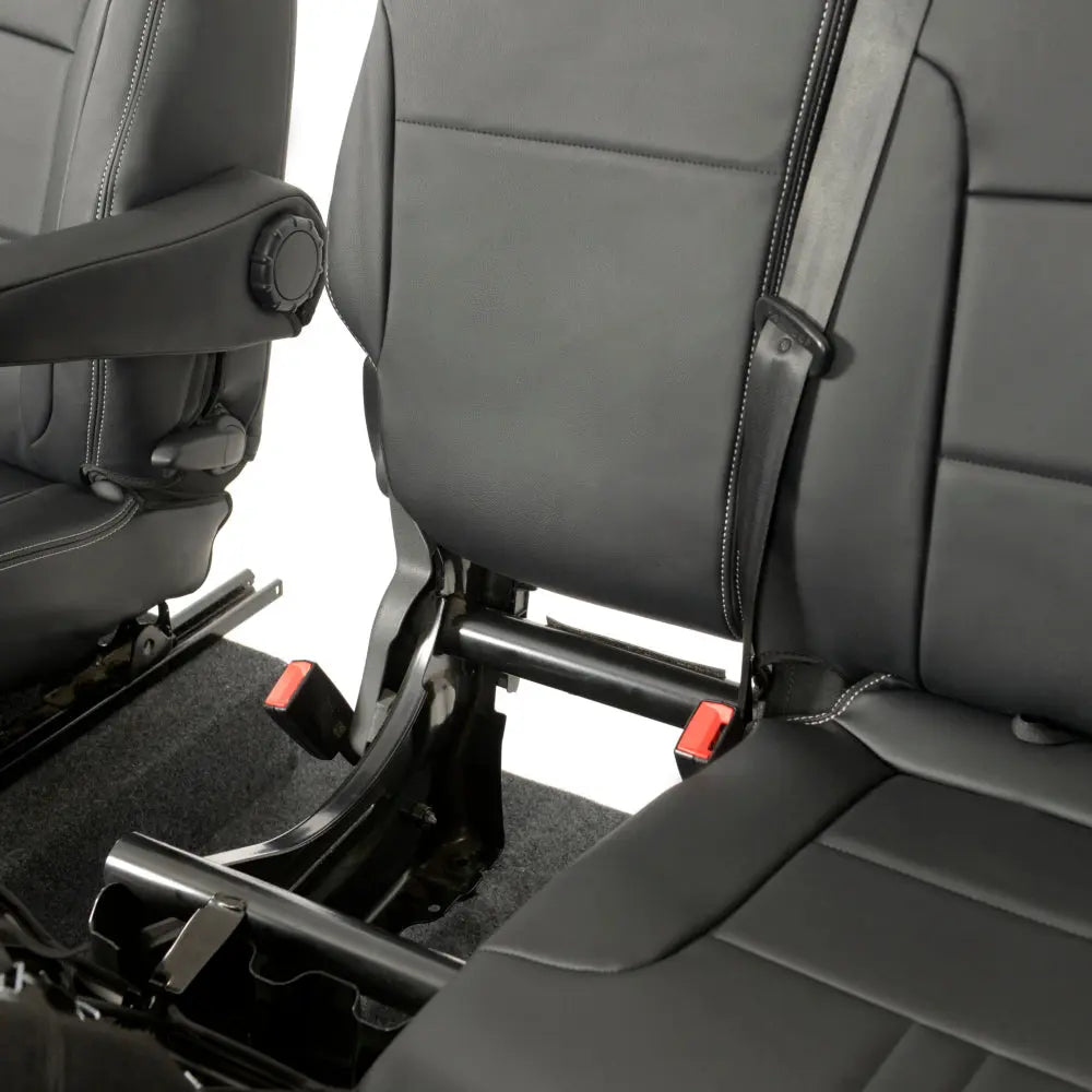Renault Trafic Tailored Leatherette Seat Covers (2014 Onwards) - Black - UK Custom Covers
