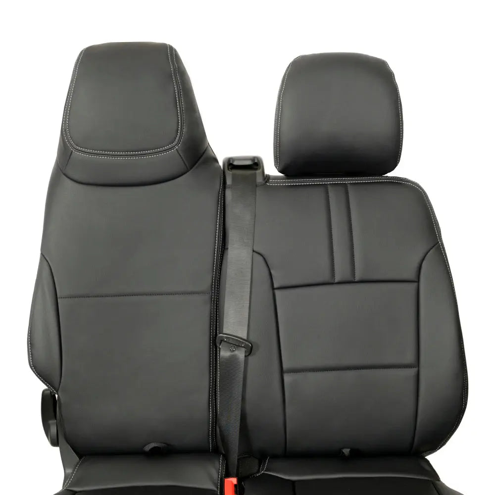 Renault Trafic Tailored Leatherette Seat Covers (2014 Onwards) - Black - UK Custom Covers