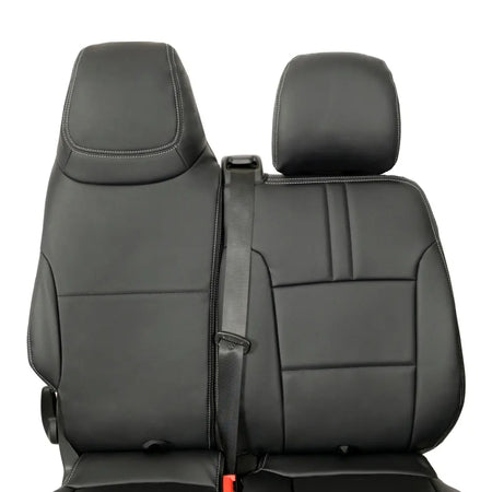 Fiat Talento Tailored Leatherette Seat Covers (2016 Onwards) - Black - UK Custom Covers