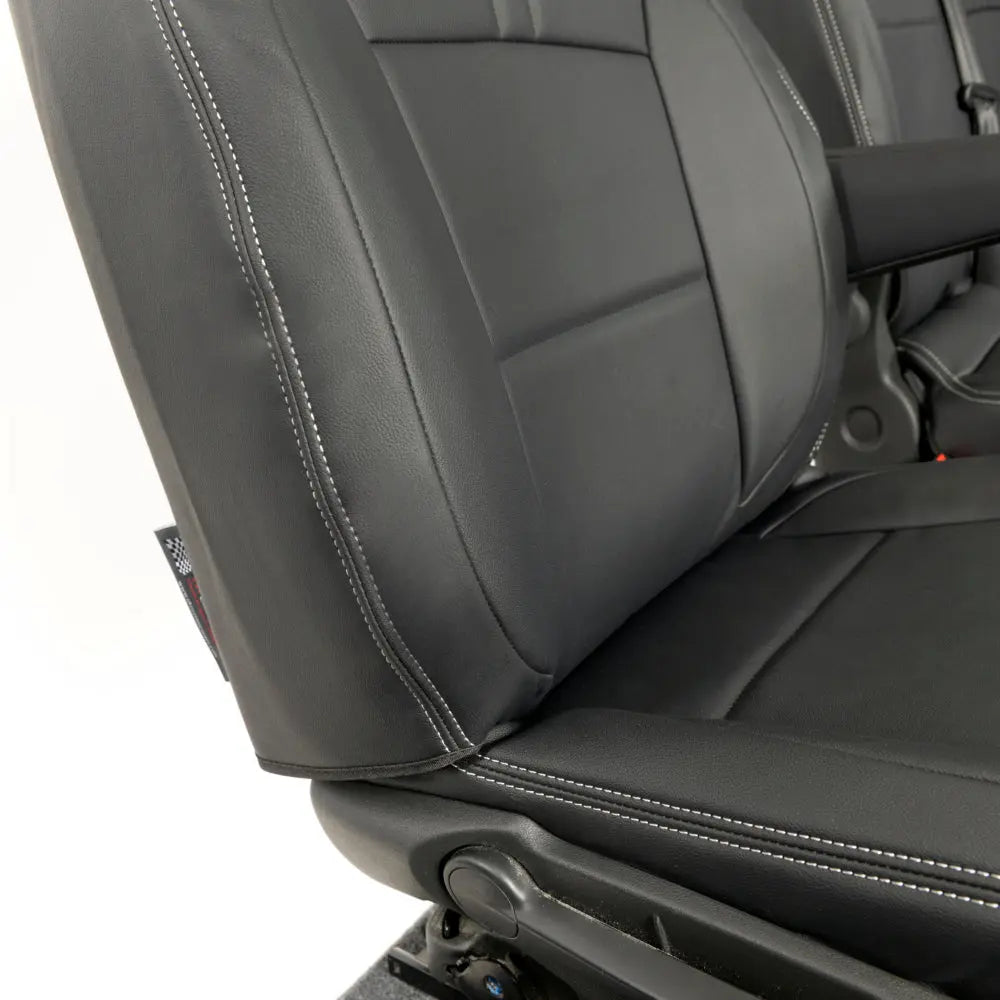 Fiat Talento Tailored Leatherette Seat Covers (2016 Onwards) - Black - UK Custom Covers