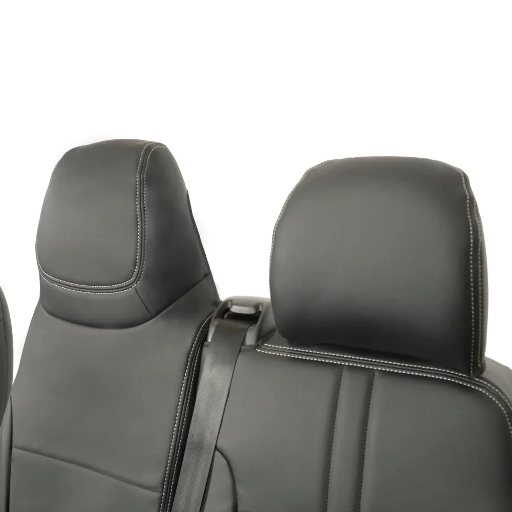 Renault Trafic Tailored Leatherette Seat Covers (2014 Onwards) - Black - UK Custom Covers