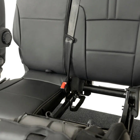Renault Trafic Tailored Leatherette Seat Covers (2014 Onwards) - Black - UK Custom Covers
