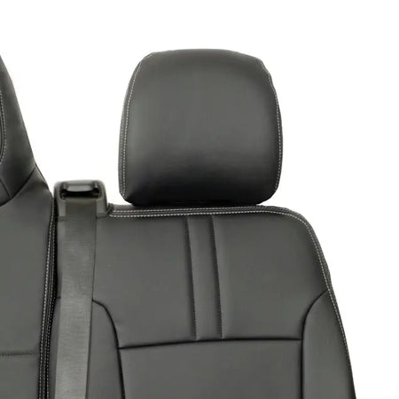Renault Trafic Tailored Leatherette Seat Covers (2014 Onwards) - Black - UK Custom Covers