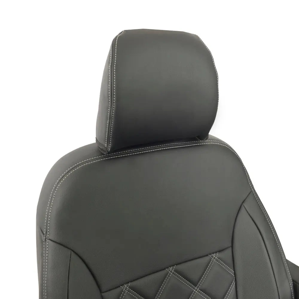 Fiat Talento Tailored Leatherette Seat Covers (2016 Onwards) - Black - UK Custom Covers