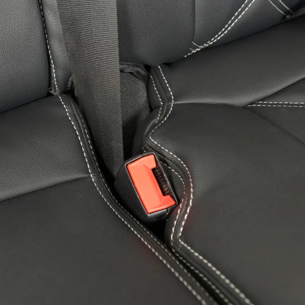 Fiat Talento Tailored Leatherette Seat Covers (2016 Onwards) - Black - UK Custom Covers