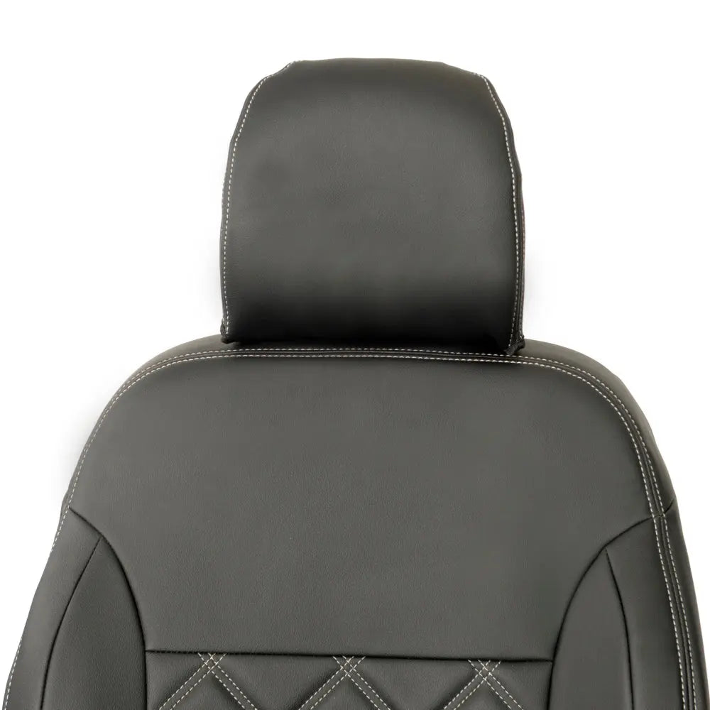 Fiat Talento Tailored Leatherette Seat Covers (2016 Onwards) - Black - UK Custom Covers