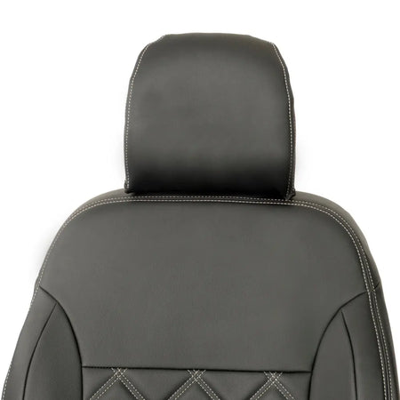 Fiat Talento Tailored Leatherette Seat Covers (2016 Onwards) - Black - UK Custom Covers