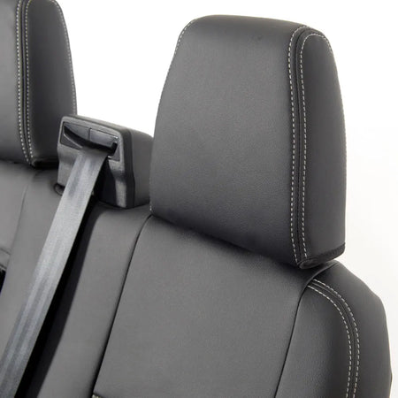 Ford Transit Van Tailored Leatherette Seat Covers - Black - UK Custom Covers