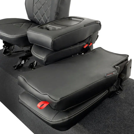 Ford Transit Connect Tailored Leatherette Seat Covers (2014 onwards) - Black - UK Custom Covers