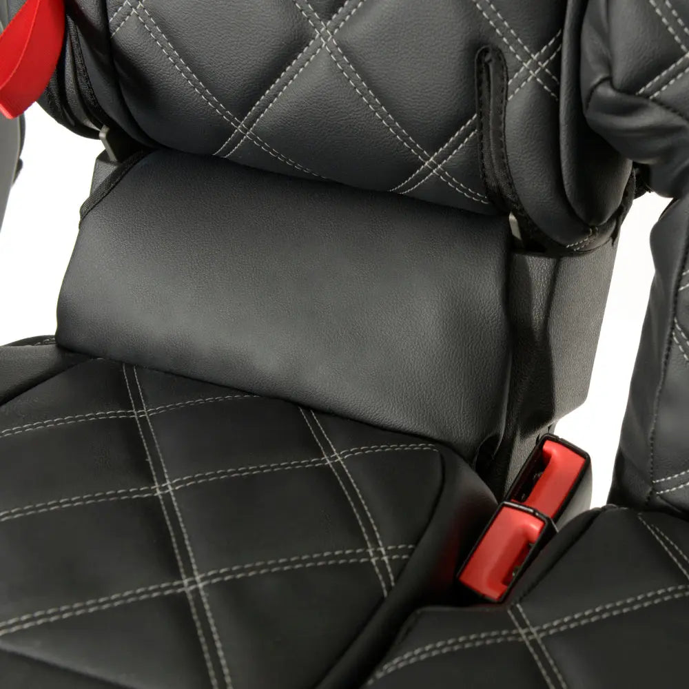 Ford Transit Connect Tailored Leatherette Seat Covers (2014 onwards) - Black - UK Custom Covers