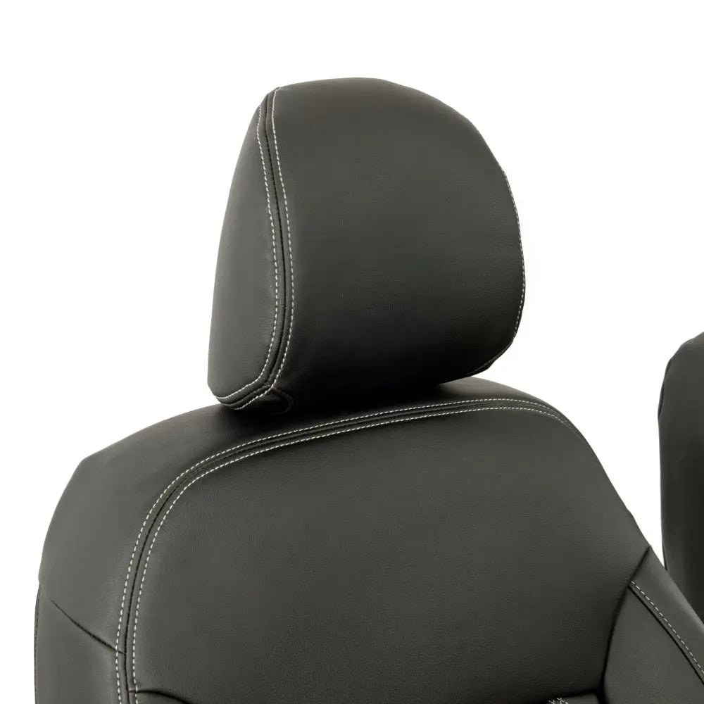 Fiat Talento Tailored Leatherette Seat Covers (2016 Onwards) - Black - UK Custom Covers