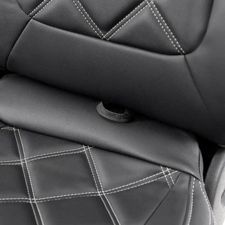 Renault Trafic Tailored Leatherette Seat Covers (2014 Onwards) - Black - UK Custom Covers