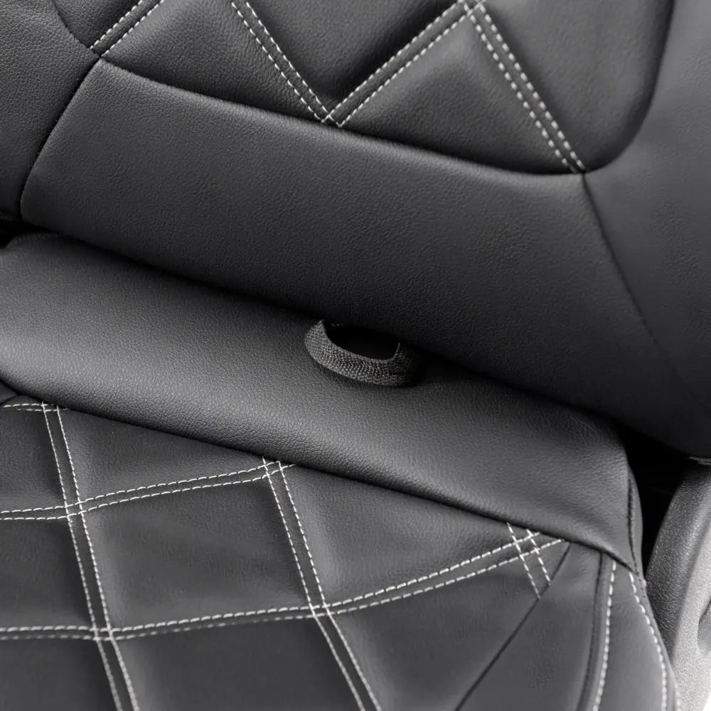 Fiat Talento Tailored Leatherette Seat Covers (2016 Onwards) - Black - UK Custom Covers