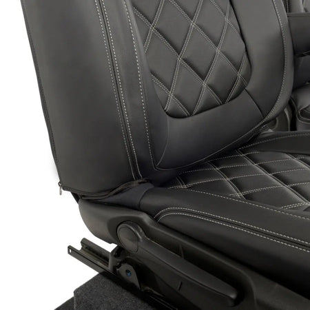Fiat Talento Tailored Leatherette Seat Covers (2016 Onwards) - Black - UK Custom Covers