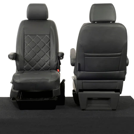 VW T5 / T5.1 Transporter Tailored Leatherette Seat Covers (2003-2015) - UK Custom Covers