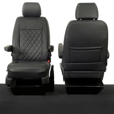VW T5 / T5.1 Transporter Tailored Leatherette Seat Covers (2003-2015) - UK Custom Covers