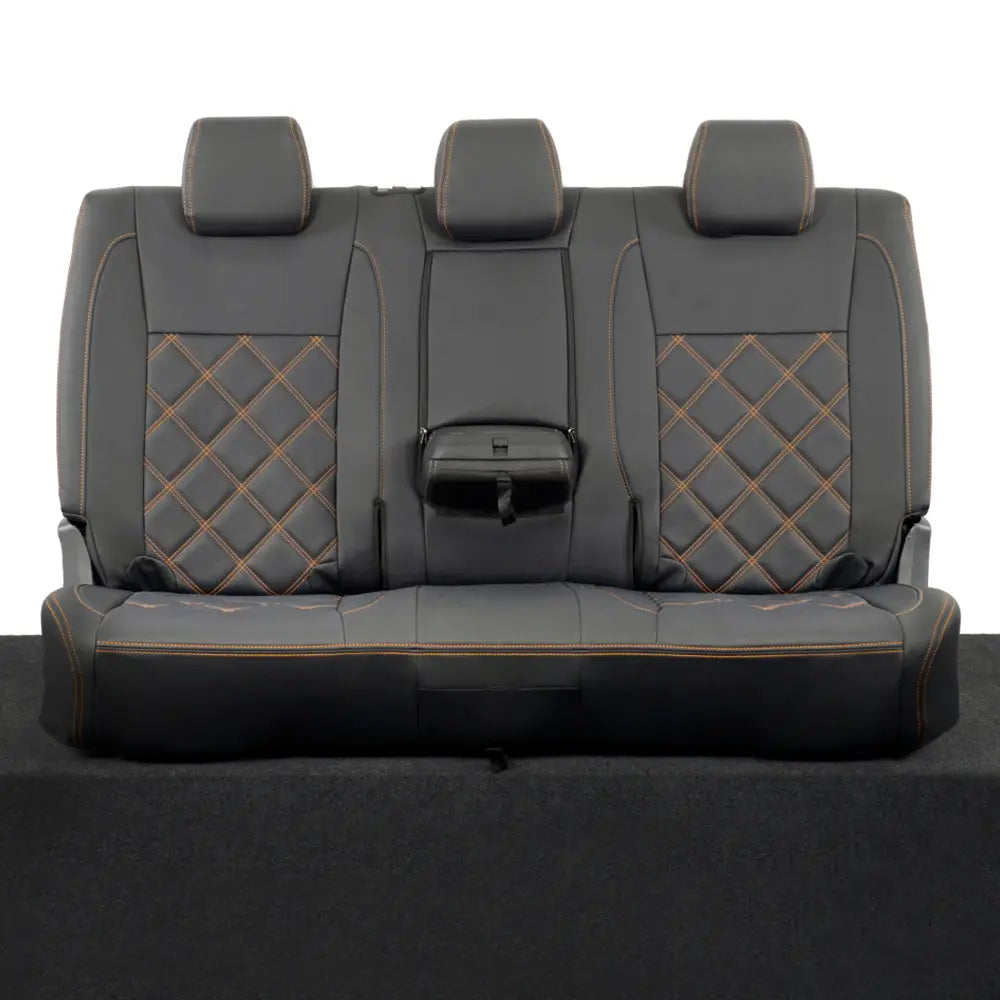 Ford Ranger Tailored Leatherette Seat Covers - Black - UK Custom Covers