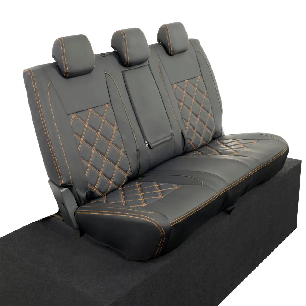 Ford Ranger Tailored Leatherette Seat Covers - Black - UK Custom Covers