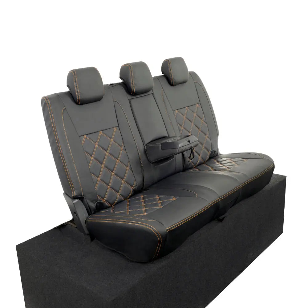 Ford Ranger Tailored Leatherette Seat Covers - Black - UK Custom Covers