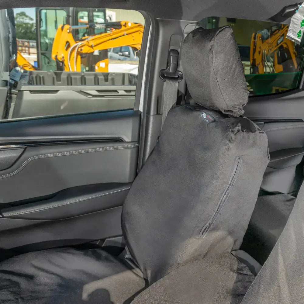 Isuzu D Max (Inc Tipper) Tailored PU Seat Covers - UK Custom Covers