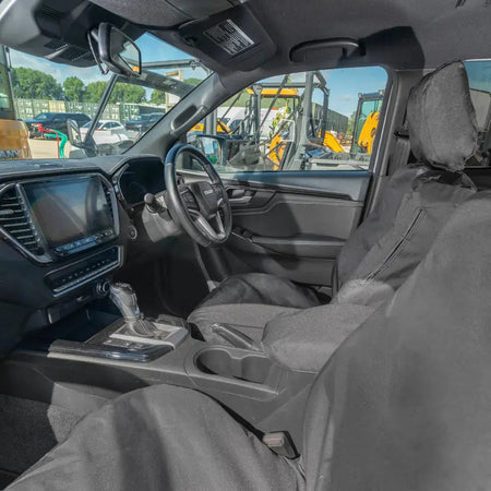 Isuzu D Max (Inc Tipper) Tailored PU Seat Covers - UK Custom Covers