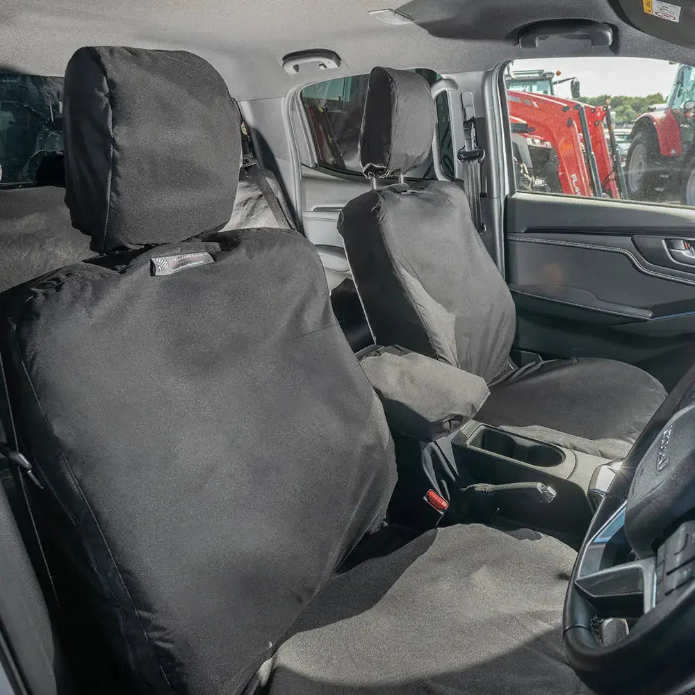 Isuzu D Max (Inc Tipper) Tailored PU Seat Covers - UK Custom Covers