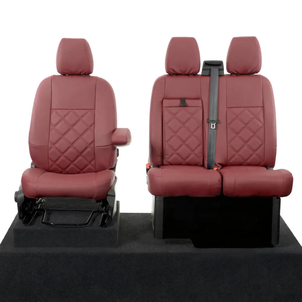 Ford Transit Custom Tailored Leatherette Seat Covers (2013-2023) - UK Custom Covers