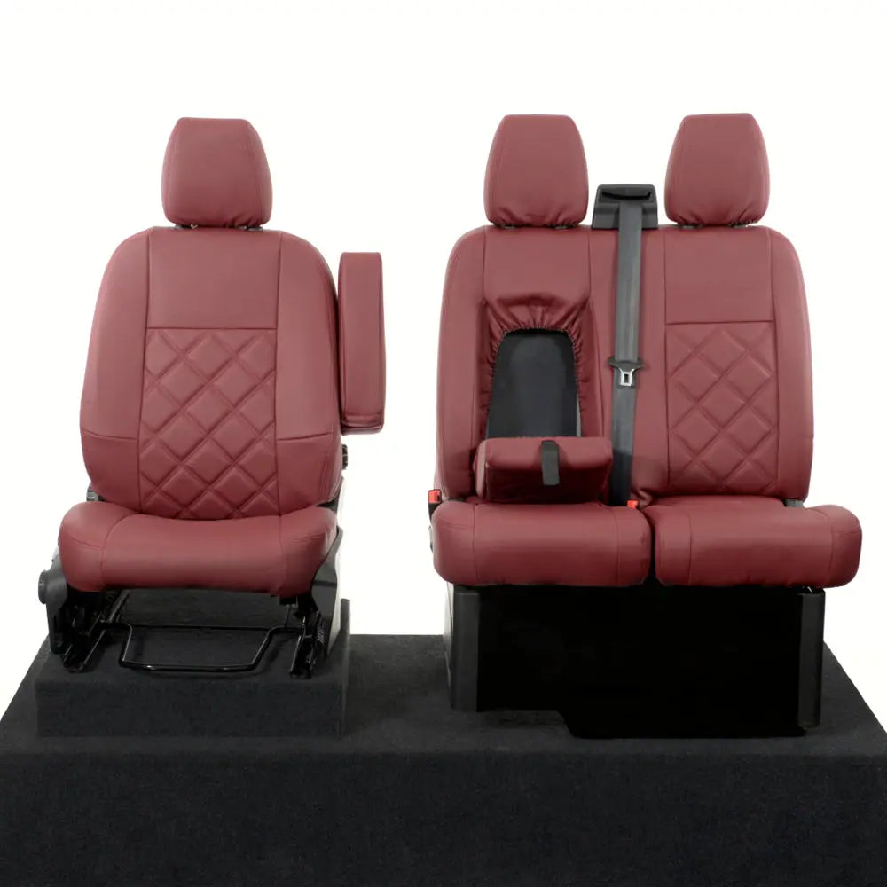 Ford Transit Custom Tailored Leatherette Seat Covers (2013-2023) - UK Custom Covers