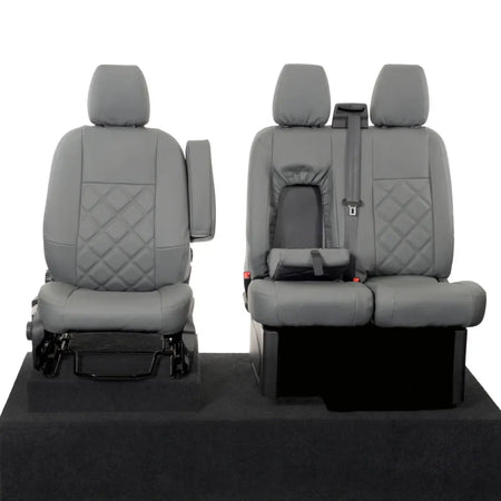 Ford Transit Custom Tailored Leatherette Seat Covers (2013-2023) - UK Custom Covers