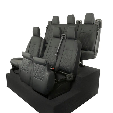 Ford Transit Custom Tailored Leatherette Seat Covers (2013-2023) - UK Custom Covers