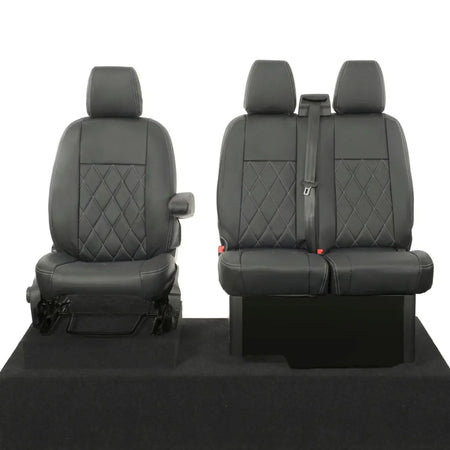 Ford Transit Custom Tailored Leatherette Seat Covers (2013-2023) - UK Custom Covers