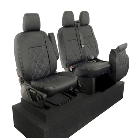 Ford Transit Custom Tailored Leatherette Seat Covers (2013-2023) - UK Custom Covers