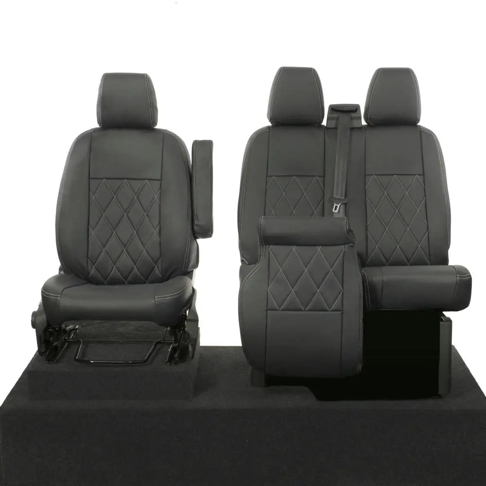 Ford Transit Custom Tailored Leatherette Seat Covers (2013-2023) - UK Custom Covers