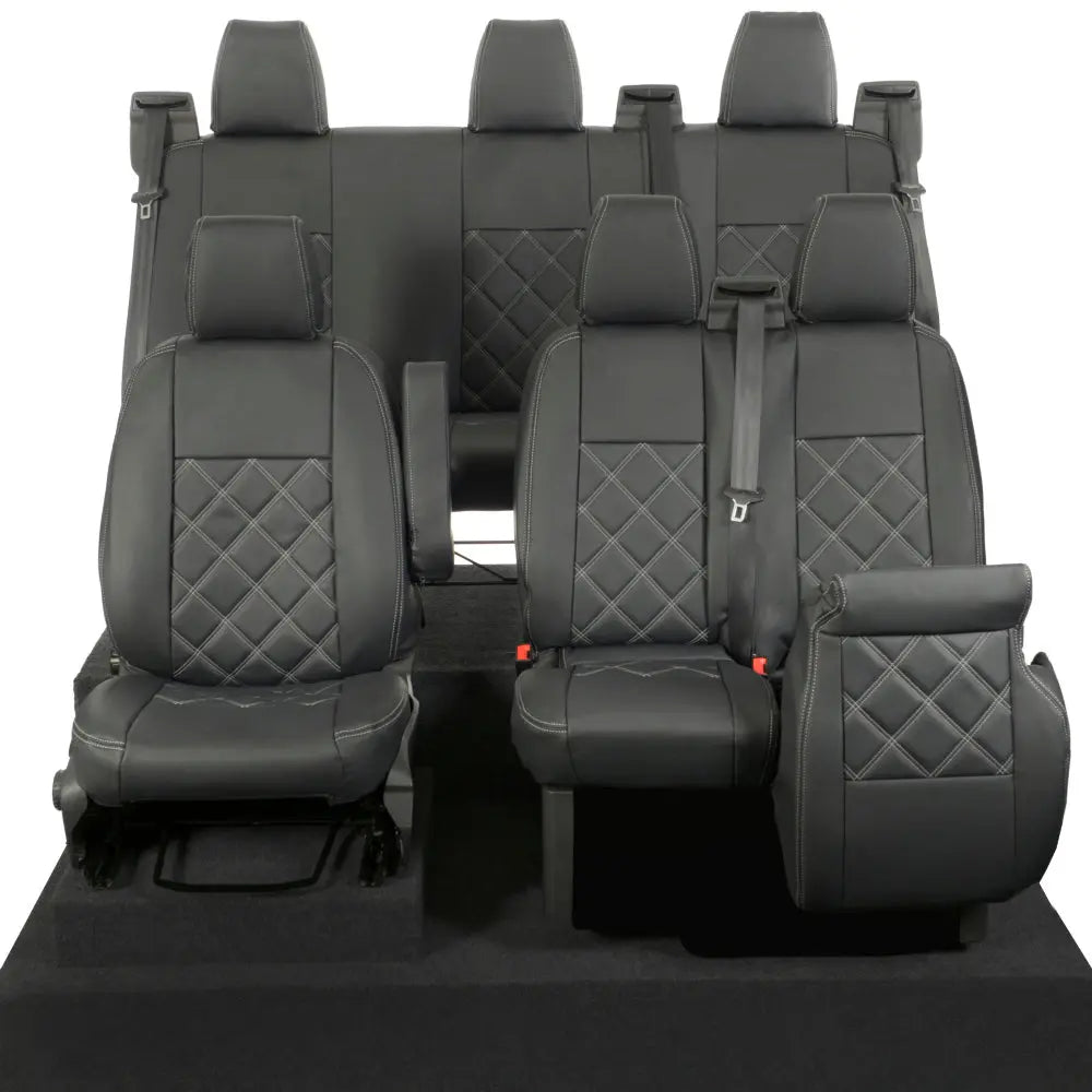 Ford Transit Custom Tailored Leatherette Seat Covers (2013-2023) - UK Custom Covers