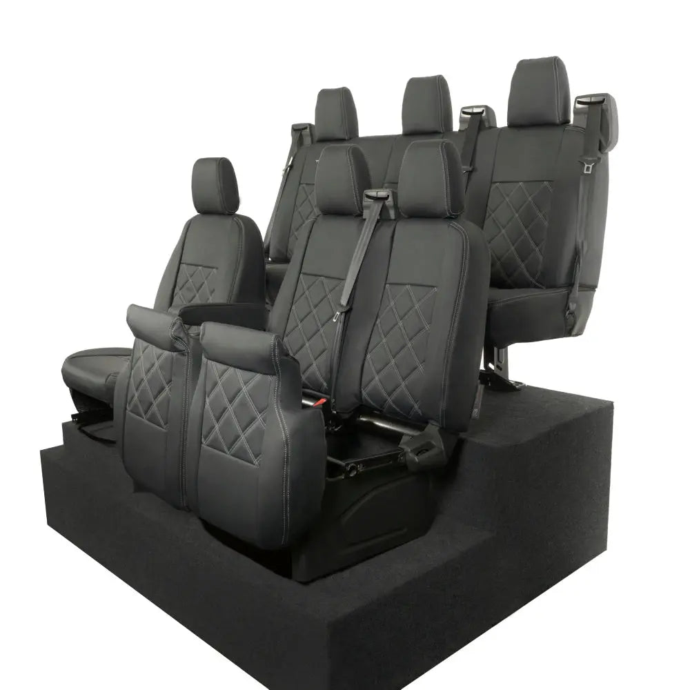 Ford Transit Custom Tailored Leatherette Seat Covers (2013-2023) - UK Custom Covers