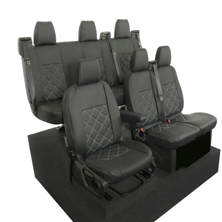 Ford Transit Custom Tailored Leatherette Seat Covers (2013-2023) - UK Custom Covers