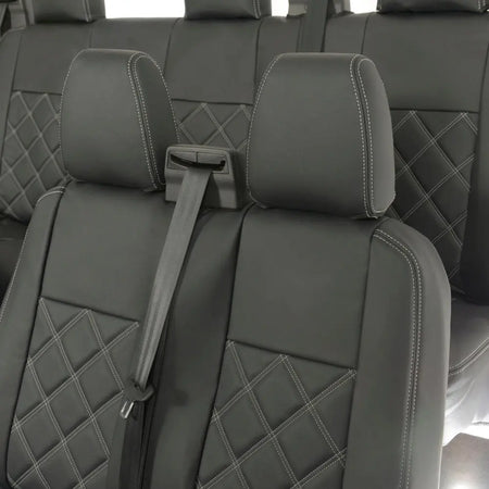 Ford Transit Custom Tailored Leatherette Seat Covers (2013-2023) - UK Custom Covers