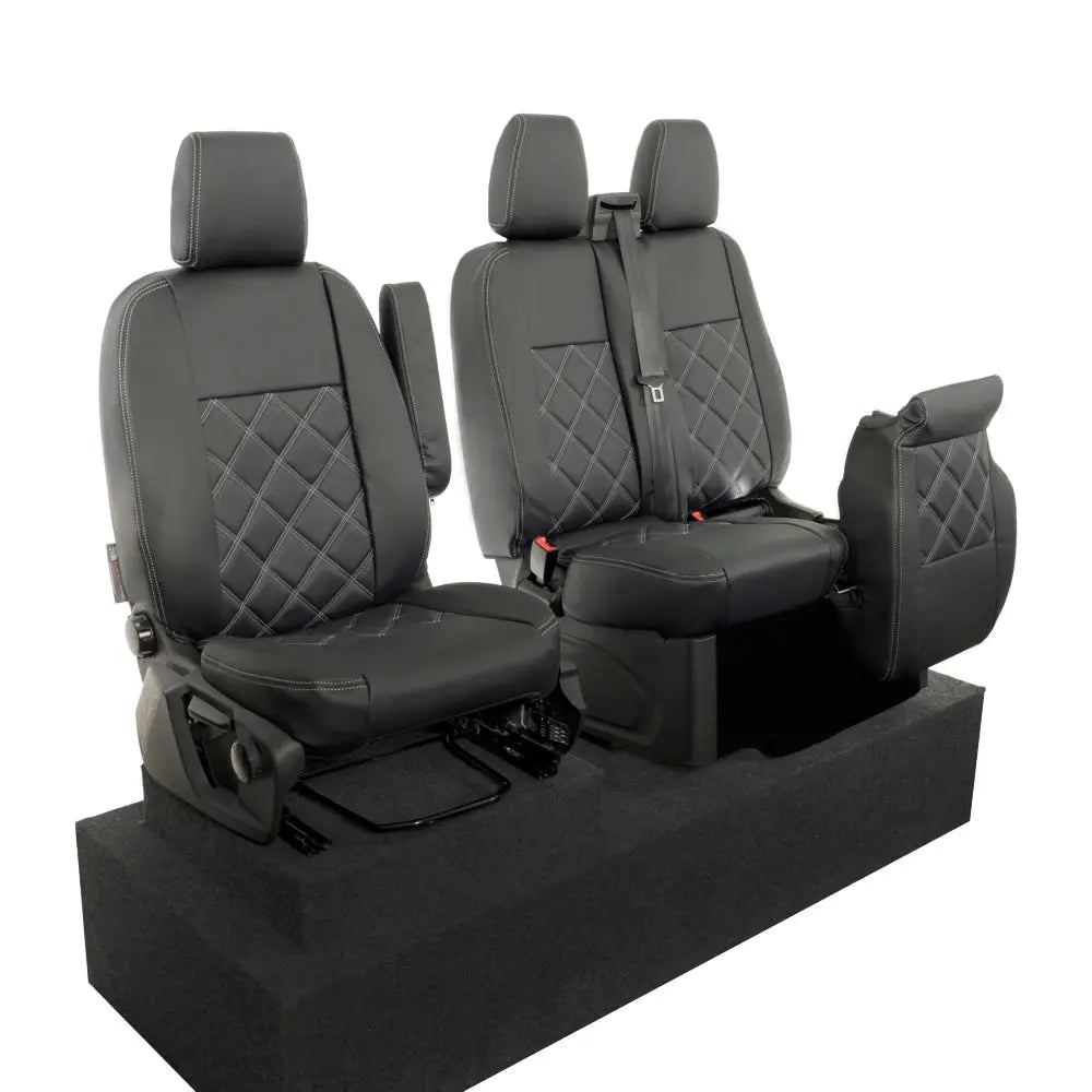 Ford Transit Custom Tailored Leatherette Seat Covers (2013-2023) - UK Custom Covers