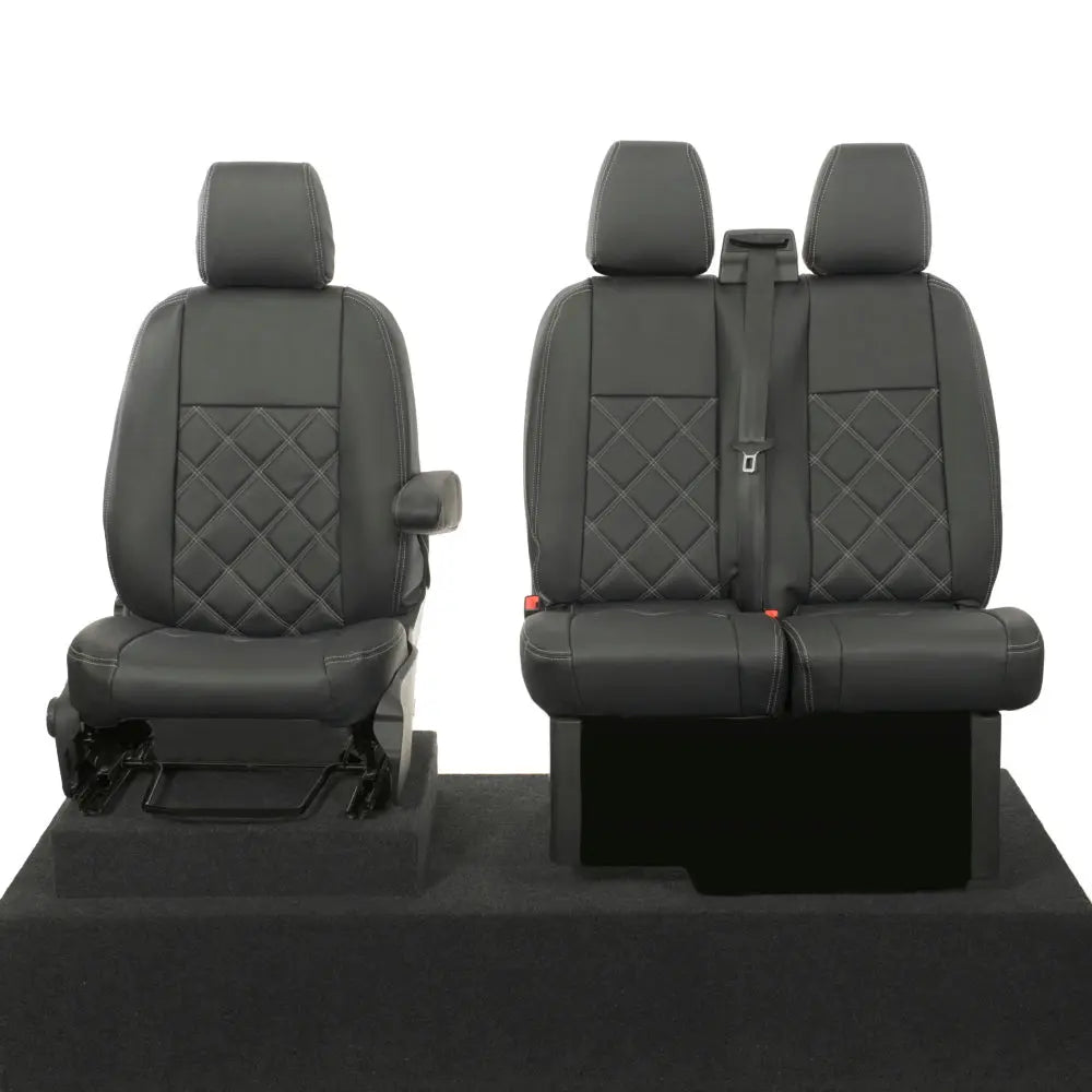 Ford Transit Custom Tailored Leatherette Seat Covers (2013-2023) - UK Custom Covers