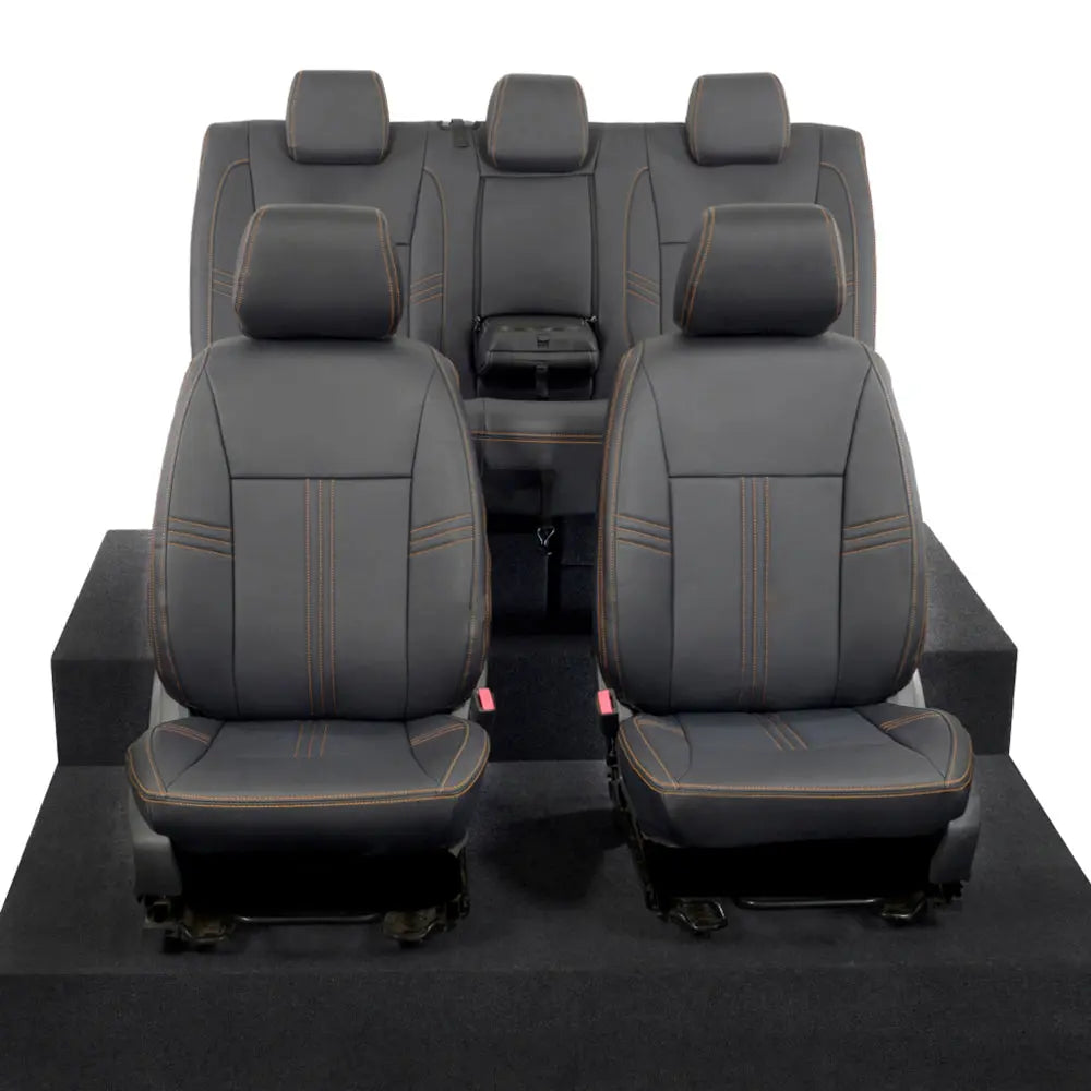 Ford Ranger Tailored Leatherette Seat Covers - Black - UK Custom Covers