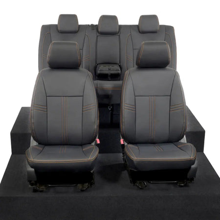 Ford Ranger Tailored Leatherette Seat Covers - Black - UK Custom Covers